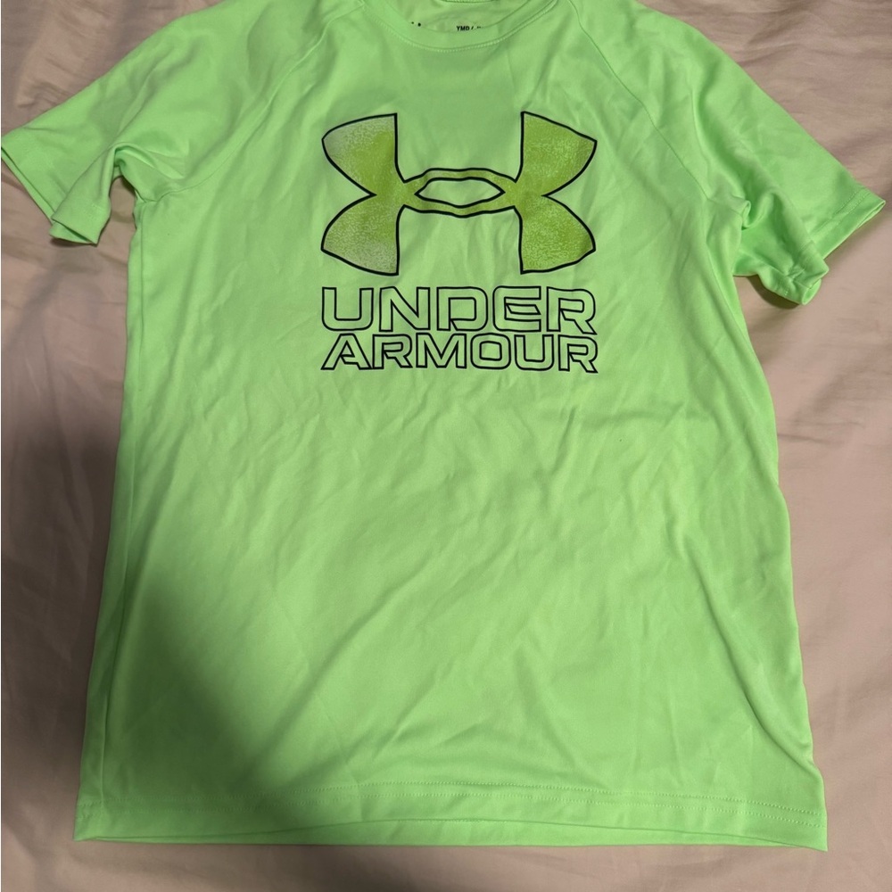 Under Armour Bright Lime Performance Logo Tee
